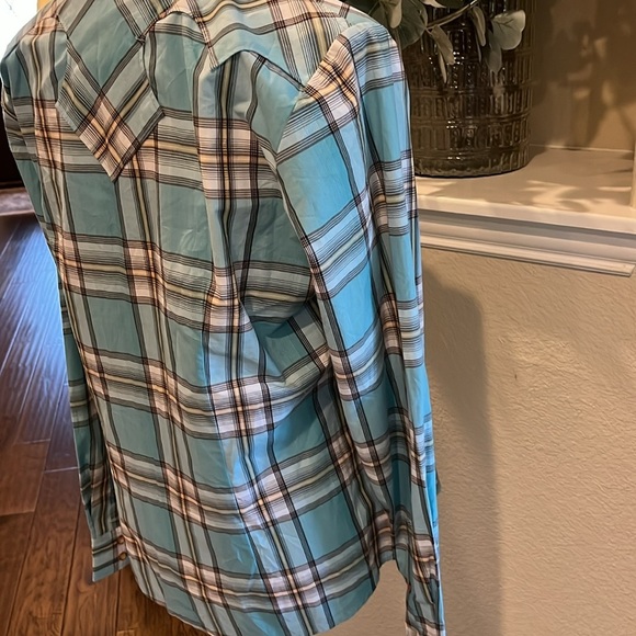 Cruel Girl Snap Button Long Sleeve Western Shirt Size L - Picture 8 of 16